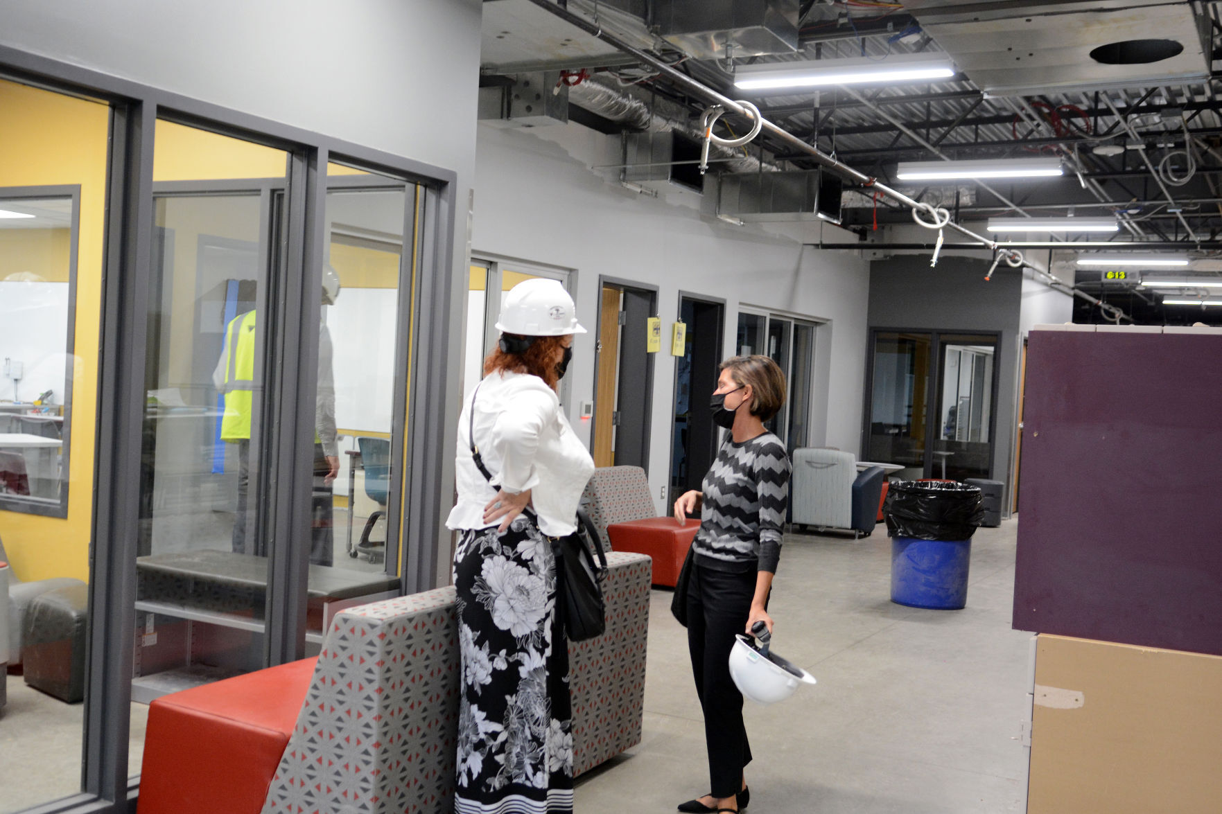 Baraboo school construction tour May 3, 2021